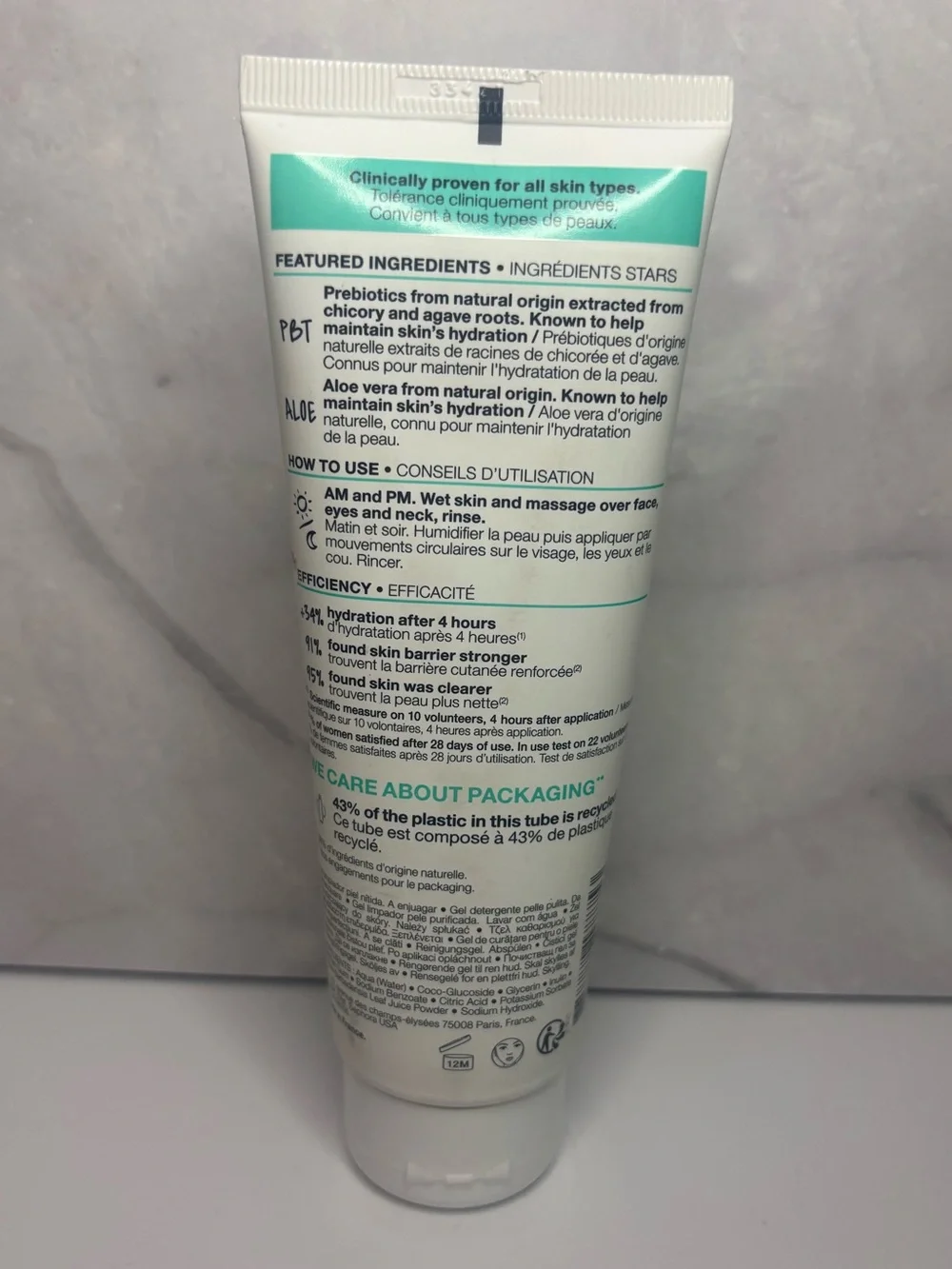 New/Sealed SEPHORA COLLECTION PBT Prebiotics Clean Skin Gel Cleanser+Tone 125 mL - Picture 3 of 7